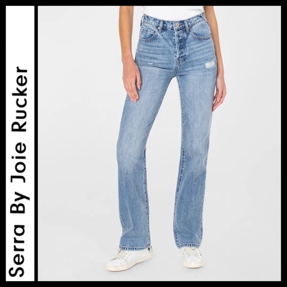 NWT SERRA By Joie Rucker Stevie Straight Flare Jeans - Picture 2 of 7